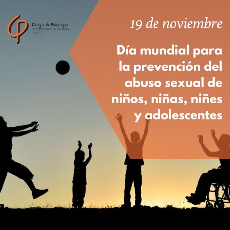 19 de noviembre «Día mundial para la prevención del abuso sexual de ...